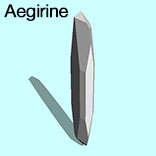 render of Aegirine model
