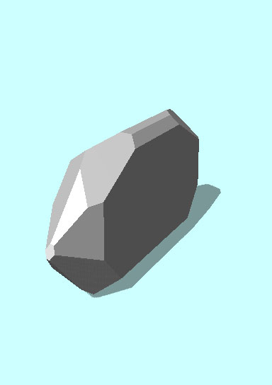Rendering of Allactite mineral.