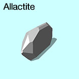render of Allactite model