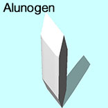 render of Alunogen model