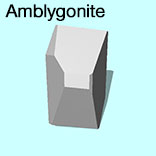 render of Amblygonite model