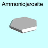 render of Ammoniojarosite model