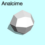 render of Analcime model