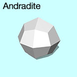 render of Andradite model