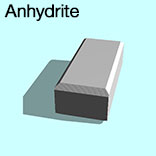 render of Anhydrite model