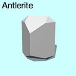 render of Antlerite model