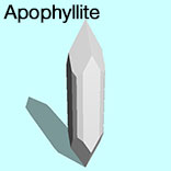 render of Apophyllite model