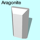 render of Aragonite model