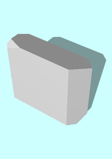 Rendering of Aramayoite mineral.