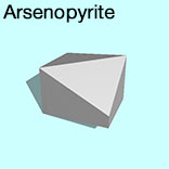 render of Arsenopyrite model