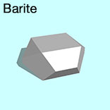 render of Barite model