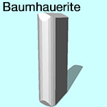 render of Baumhauerite model