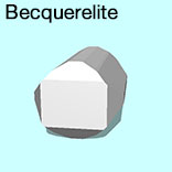 render of Becquerelite model