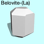render of Belovite-(La) model