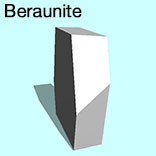 render of Beraunite model