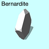 render of Bernardite model