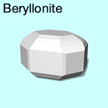 render of Beryllonite model