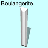 render of Boulangerite model