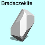 render of Bradaczekite model