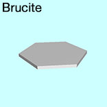 render of Brucite model
