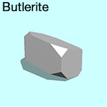 render of Butlerite model