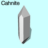 render of Cahnite model