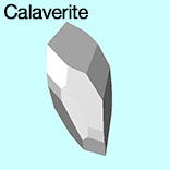render of Calaverite model