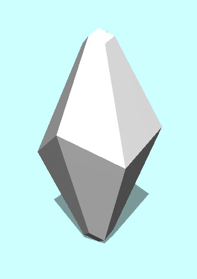 Rendering of Calcite mineral.