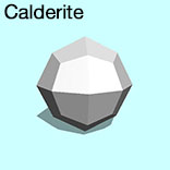 render of Calderite model