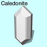 render of Caledonite model