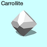 render of Carrollite model