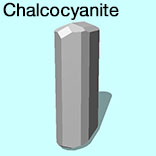 render of Chalcocyanite model