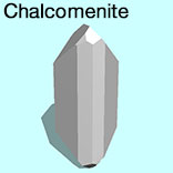 render of Chalcomenite model