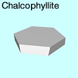 render of Chalcophyllite model
