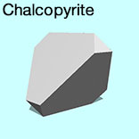 render of Chalcopyrite model