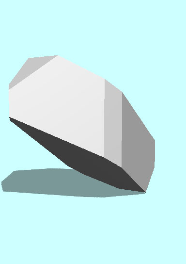 Rendering of Chalcosiderite mineral.