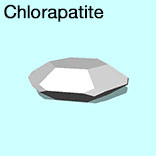 render of Chlorapatite model