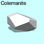 render of Colemanite model