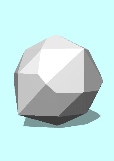 Rendering of Colusite mineral.