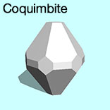 render of Coquimbite model