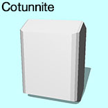 render of Cotunnite model