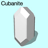 render of Cubanite model