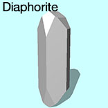 render of Diaphorite model