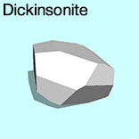 render of Dickinsonite model