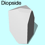 render of Diopside model