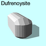 render of Dufrenoysite model