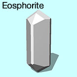 render of Eosphorite model