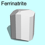 render of Ferrinatrite model