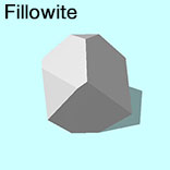 render of Fillowite model