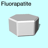 render of Fluorapatite model